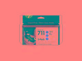 HP 711 Magenta DJ Ink Cart, 29 ml, 3-pack, CZ135A