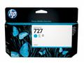 HP Ink Cartridge 727, Cyan, 130 ml