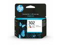 HP 302 Tri-color Original Ink Cartridge,, F6U65AE 