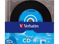 VERBATIM CD-R(10-Pack)Slim, Vinyl, DLP, 52x, 700MB