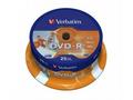 VERBATIM DVD-R 4,7GB, 16x, printable, 25pack, spin