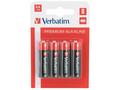 VERBATIM Alkalické baterie AA, 4 PACK, LR6