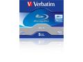 VERBATIM BD-R SL(5-pack)Blu-Ray, Jewel, 6x, 25GB