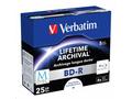 VERBATIM M-DISC BD-R SL 25GB, 4x, printable, jewel