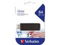 VERBATIM Flash disk Store "n" Go Slider, 64GB, USB