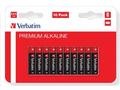 VERBATIM Alkalická Baterie AAA 10 Pack, LR3