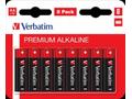 VERBATIM Alkalické baterie AA, 8 PACK, LR6