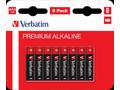 VERBATIM Alkalické baterie AAA, 8 PACK, LR03