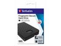 VERBATIM HDD 2TB Fingerprint Secure Portable Hard 