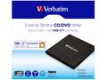 VERBATIM externí mechanika DVD-RW Rewriter USB-C, 