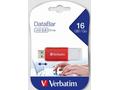 VERBATIM Flash Disk 16GB DataBar USB 2.0 Drive, če
