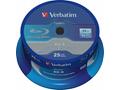 VERBATIM BD-R Blu-Ray SL DataLife 25GB, 6x, 25pack