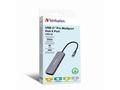 VERBATIM Hub USB-C Pro Multiport 8 Port, 3x USB 3.