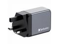 VERBATIM GaN Nabíječka do sítě GNC-65, 65W, 2x USB