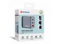VERBATIM GaN Nabíječka do sítě GNC-65, 65W, 2x USB
