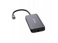 VERBATIM Dokovací stanice USB-C, 6v1, RJ45, HDMI, 