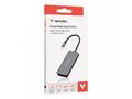 VERBATIM Dokovací stanice USB-C, 6v1, RJ45, HDMI, 
