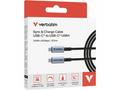 VERBATIM Kabel USB4 Sync & Charge, 240W, 120cm