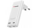VERBATIM GaN Nabíječka Fold "n" Go 65W, 2xUSB-C, b