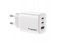 VERBATIM GaN Nabíječka Essentials 65W, 2xUSB-C, 1x
