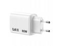 VERBATIM GaN Nabíječka Essentials 65W, 2xUSB-C, 1x
