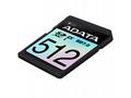 ADATA SDXC karta 512GB Express, PCIe Gen3, UHS-I, 