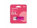 ADATA Flash Disk 64GB C906, USB 2.0, růžová