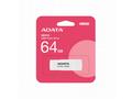 ADATA Flash Disk 64GB UC310, USB 3.2, bílá