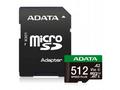 ADATA 512GB MicroSDXC UHS-I U3 V30 + adapter