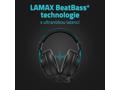 LAMAX Heroes Defender1 - náhlavní sluchátka - čern