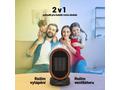 Lauben Desk Fan&Heater 2in1 600BB