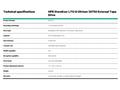 HPE StoreEver LTO-8 Ultrium 30750 External Tape Dr