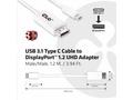 Club3D Adaptér USB 3.1 typ C na DisplayPort 1.2 4K