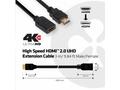 Club3D Kabel prodlužovací HDMI 2.0, 4K60Hz UHD (M,