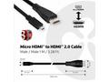 Club3D Kabel Micro HDMI na HDMI 2.0 4K60Hz UHD, (M
