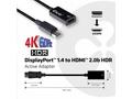 Club3D Adaptér aktivní DisplayPort 1.4 na HDMI 2.0