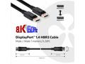 Club3D Certifikovaný Kabel DisplayPort 1.4 HBR3 8K