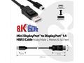 Club3D Adaptér mini DisplayPort 1.4 na DisplayPort