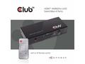 Club3D Video switch 4:1 HDMI 2.0 4K60Hz UHD, 4 por