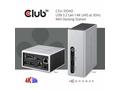 Club3D Dokovací stanice USB-A 8v1, 1xHDMI, 1xDVI, 
