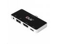 Club3D hub pro mobilní telefony USB Type C 4-in-1 