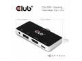 Club3D hub pro mobilní telefony USB Type C 4-in-1 
