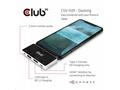 Club3D hub pro mobilní telefony USB Type C 4-in-1 