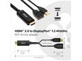 Club3D adaptér aktivní HDMI na DisplayPort 4K60Hz,