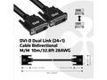 Club3D kabel DVI-D Dual Link (24+1), 10m, Bidirect