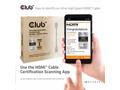 Club3D Adaptér HDMI 2.1 Ultra Rychlý HDMI™ Certifi