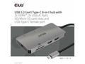 Club3D Dokovací stanice 8v1 USB 3.2 typ C (2xHDMI,