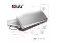 Club3D dokovací stanice USB-C 3.2 s napájecím adap