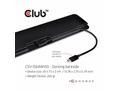 Club3D dokovací stanice USB-C 3.2 s napájecím adap