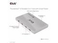 Club3D hubThunderbolt 4 Portable 5-in-1 Hub with S